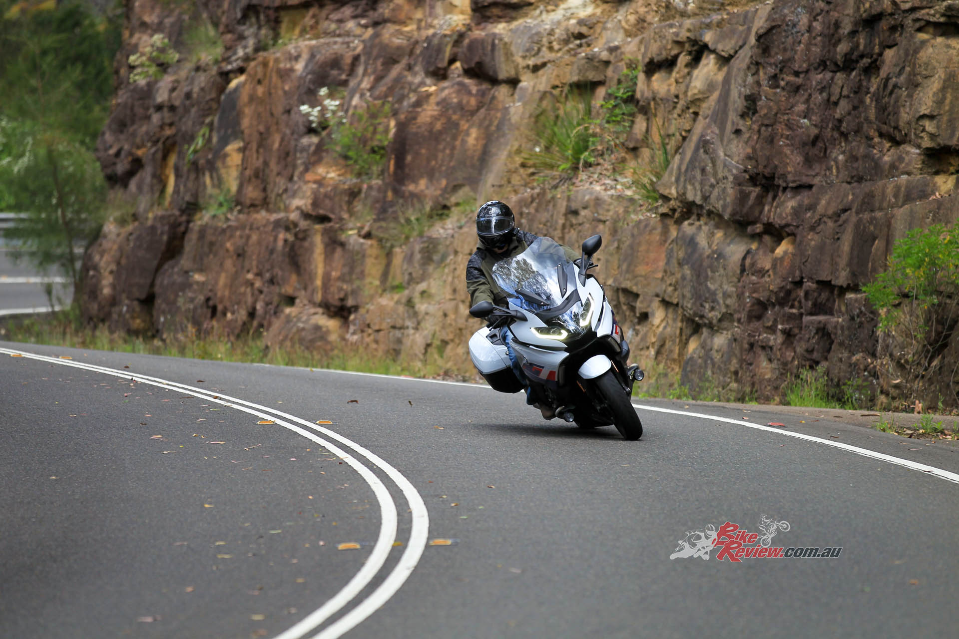 "Handling and power delivery is very good, there is more than enough to keep the most discerning rider engaged, whether that be throwing the K 1600 GT into tight twisty corners or eating up highway kilometres with the tunes blaring."