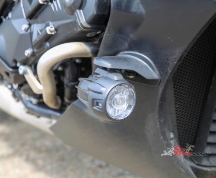 Lower fog lights.