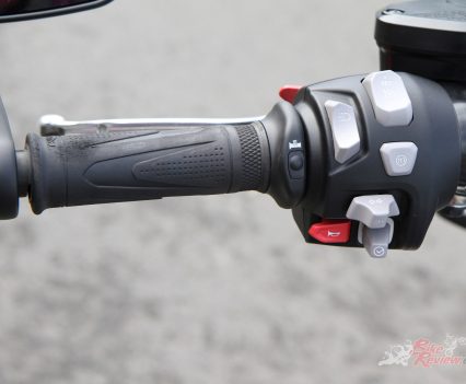 Left hand controls.