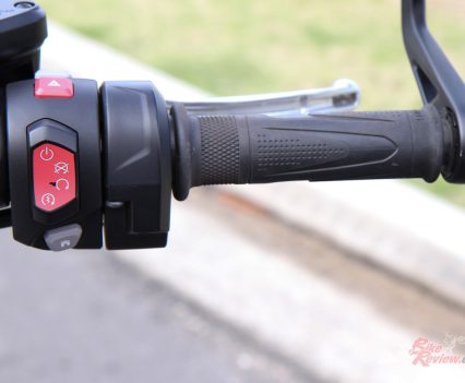 Right hand controls.