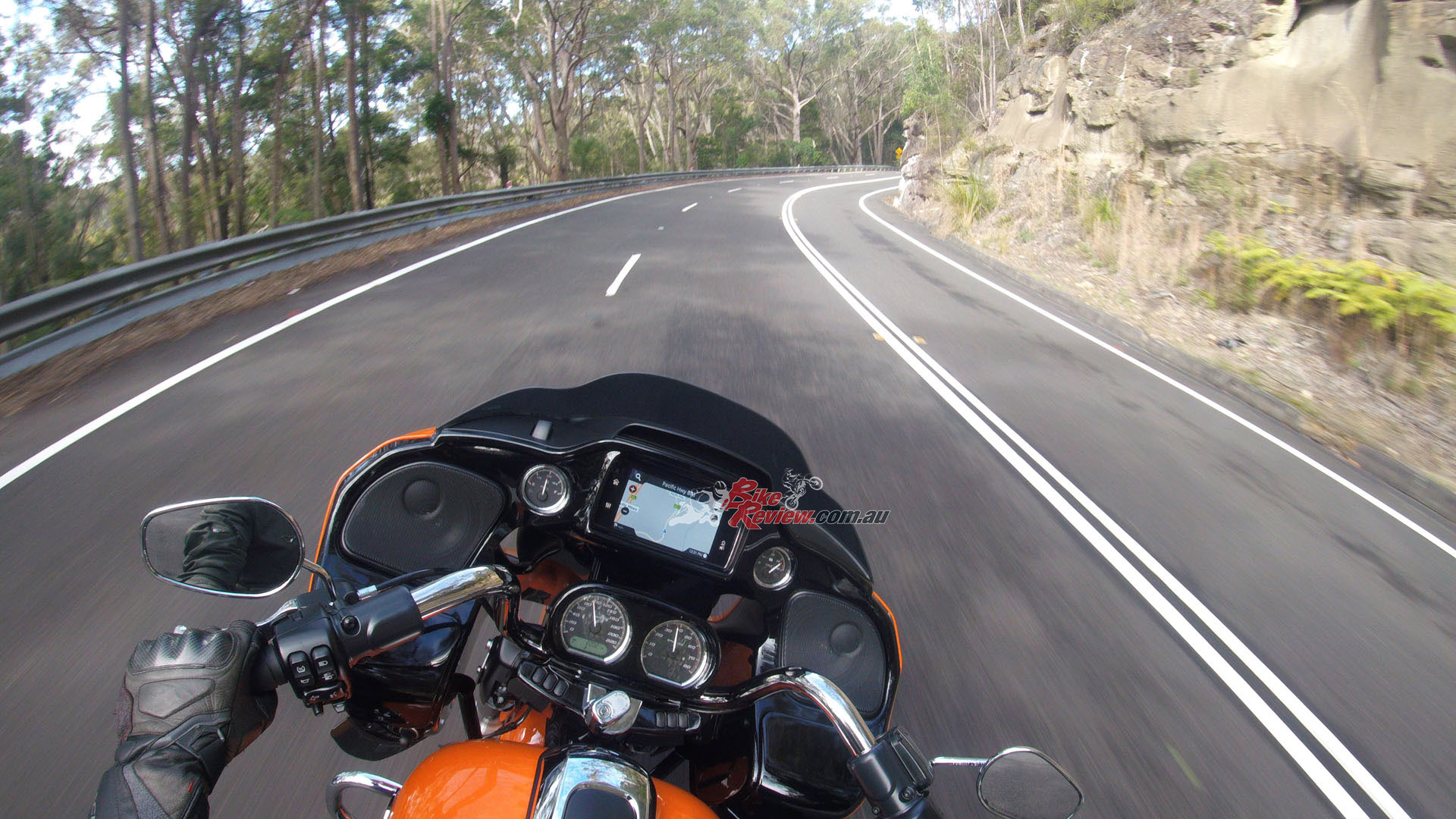 The Road Glide Special is an excellent handling tourer. With more modern, inverted forks perhaps like on the Sport Glide, it would be even better.