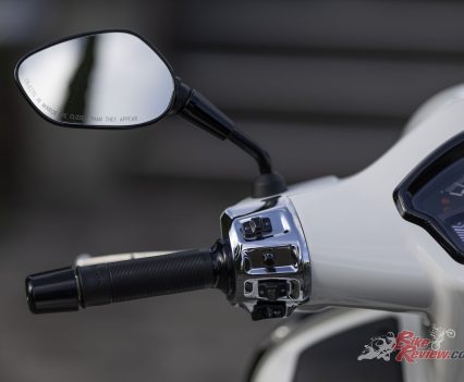 Left hand controls.