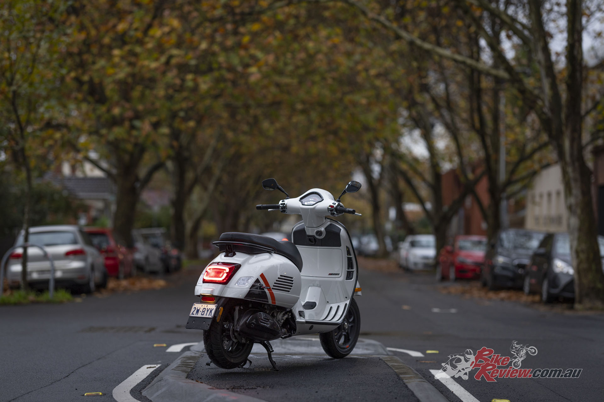 The body of the Vespa GTS is made strictly of steel, a sustainable material that is 100 per cent recyclable.