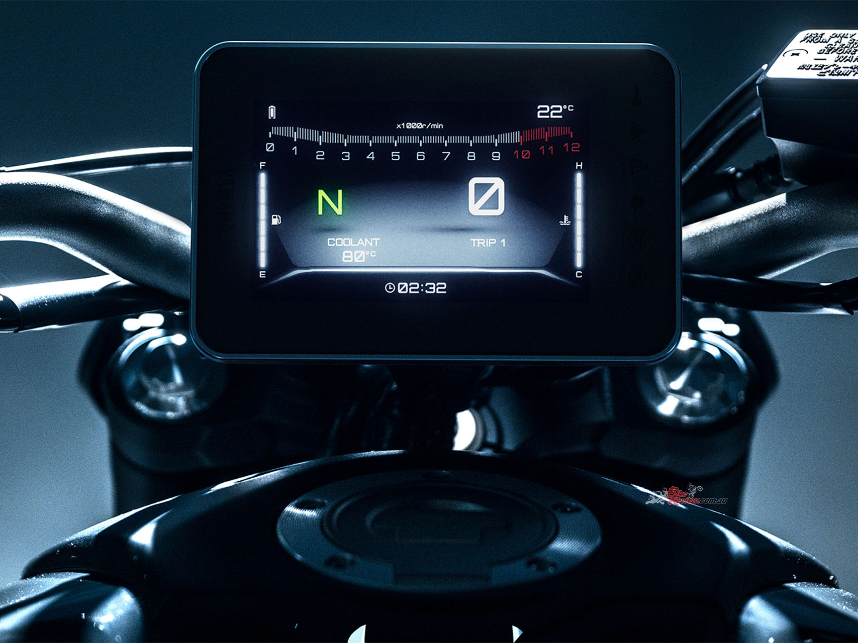 The most significant upgrade is the new 5-inch full-colour TFT display that provides a choice of two different screen themes.