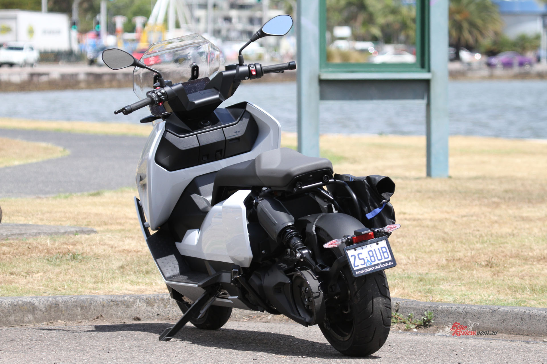 It's still super funny seeing one of these out in the wild. They look like a concept bike, probably one of the closest production bikes to their original drawing.
