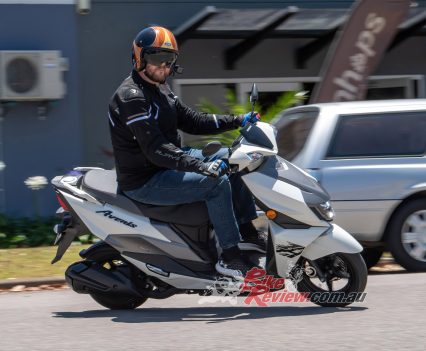 Scooters are all I can ride at the moment, since breaking my hands in March. I've still got a long way to go, so I'm settling in to scooter life!