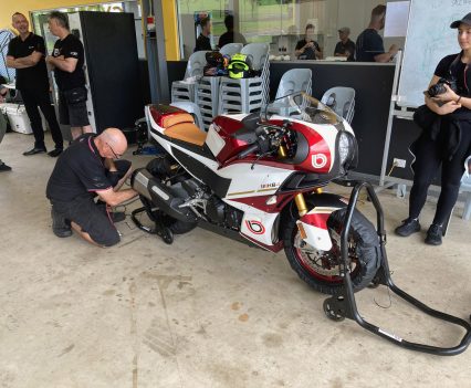 Australian Bimota KB4 launch.
