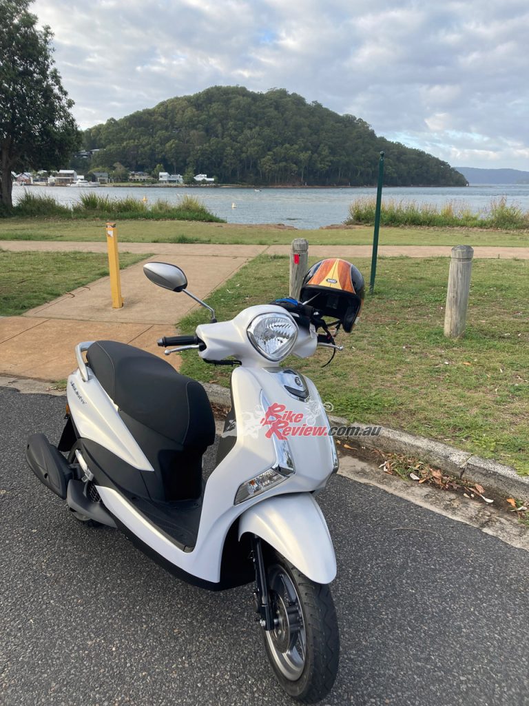 I picked the Yamaha D'elight 125 up in December and have done about 500 happy kays on it so far.