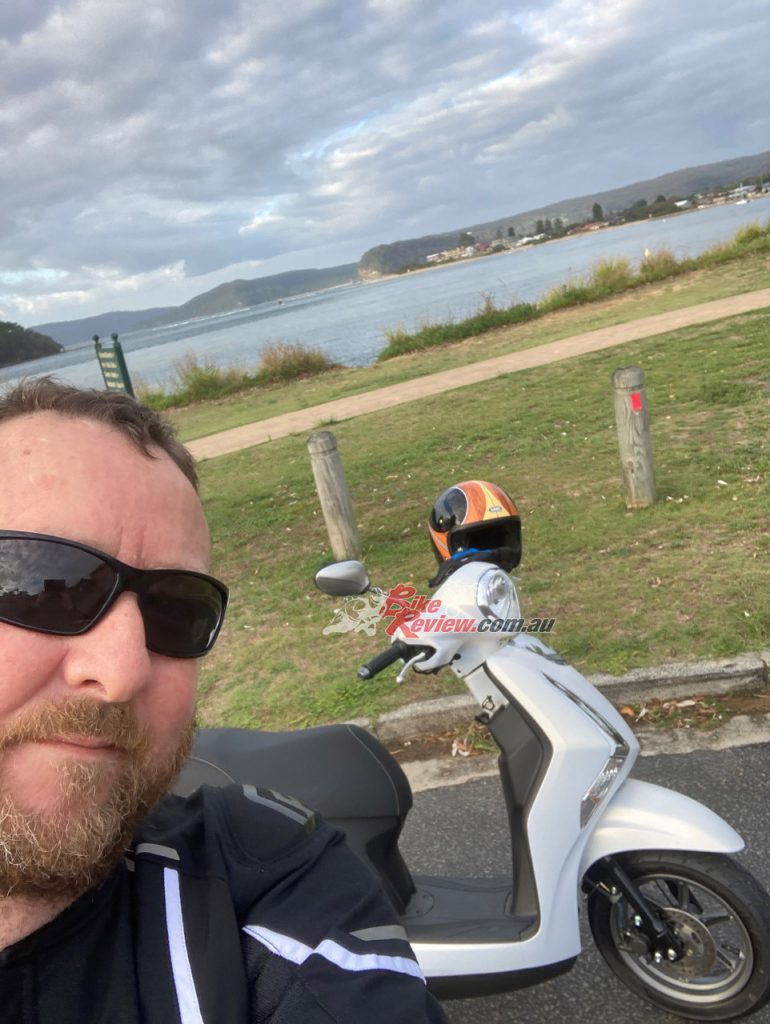 Morning 50km rides on the BikeReview D'elight 125 have been my only motorcycling fix for months, and I welcome them. I still have fun, it still feels good to be out on the road... and it is keeping me traffic sharp, which reduces the risks for me when I return to full riding fitness after what will be over 12-months.